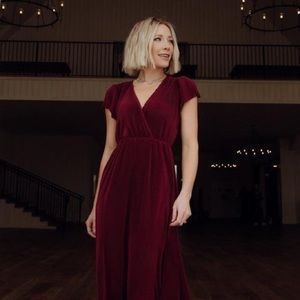 Baltic Born Mulberry XS Cap Sleeve Shimmer Elegant Women’s Dress